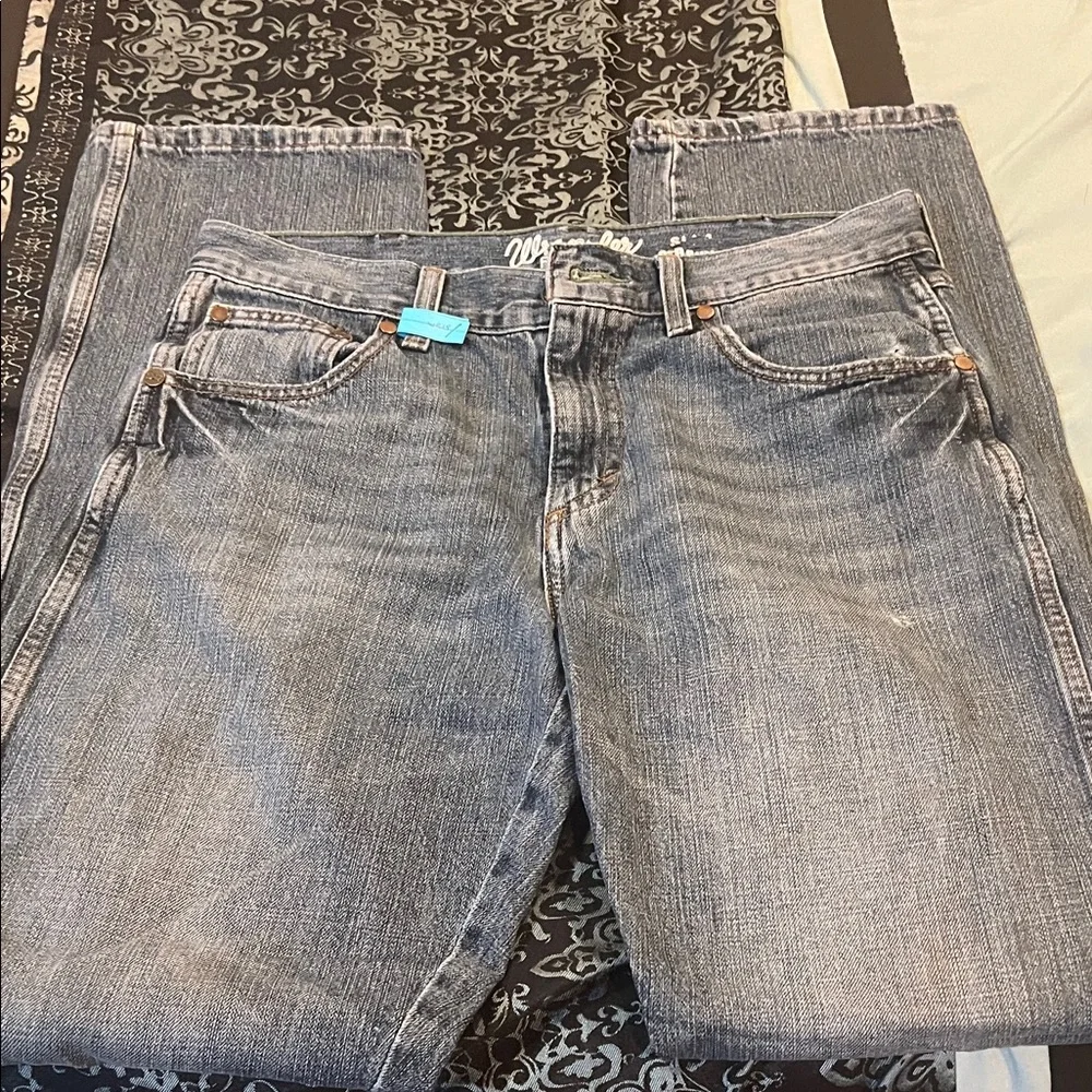 Wrangler Retro Men’s Straight Jeans - Light Blue Denim